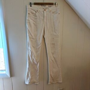 Spanx Slim Boot White Jeans